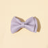 Girls Plain Solid Color Bow Tie Hair Clips Handmade Cloth Accessory-5