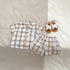 Summer Baby Kids Boys Plaid/Striped Pattern Turn-Down Collar Shirt And Shorts Clothing Set-2