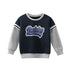 Baby Boy Slogan Pattern False 1-Pieces Design Fleece Hoodies-0