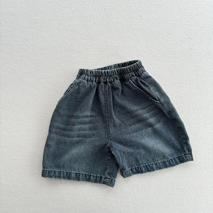 New Summer Style Unisex Street Fashion Cool And Casual Distressed Denim Shorts With A Soft And Thin Fabric-4