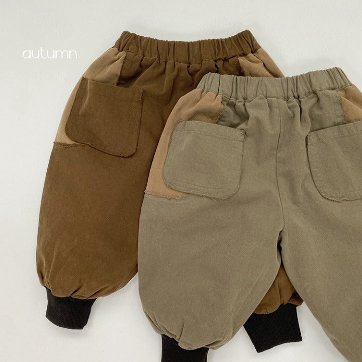 Baby Color Matching Pattern Lantern Trousers Casual Style Pants-6