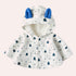 Baby Cartoon Bear Print Pattern Thickened Cape Cute Shawl-0