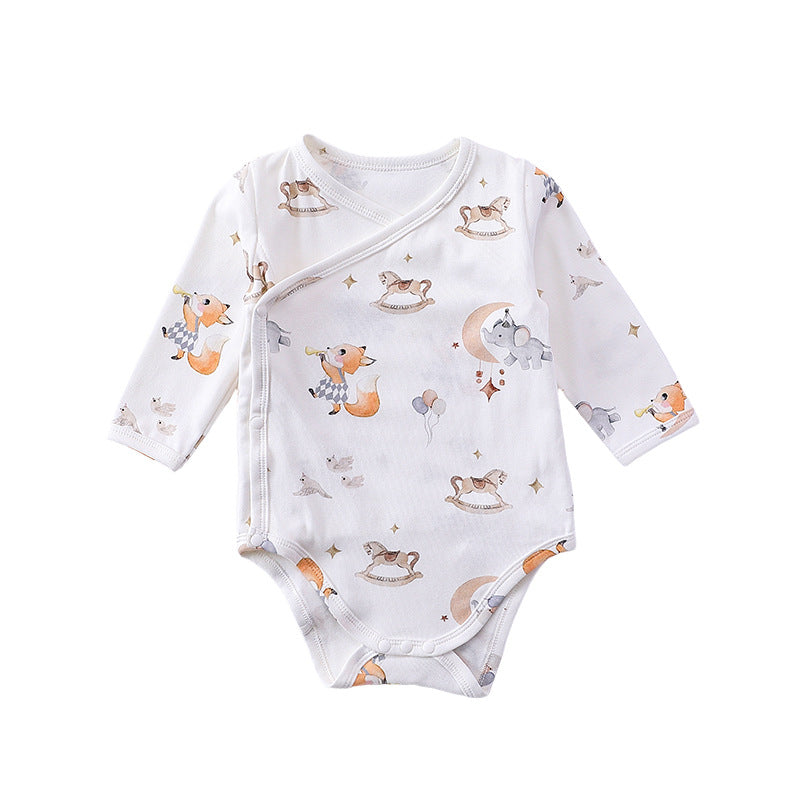 Long Sleeve Autumn Spring Soft Cotton Onesies-5