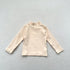 Unisex Baby Kids Stretch Solid Long Sleeve Sweatshirt – Versatile Children’s Fall/Winter Top With Half Turtleneck And Brushed Inner Layer-5