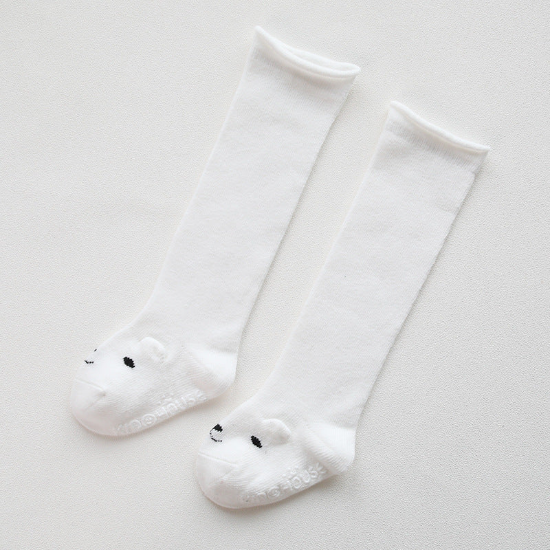 Baby Non-Slip Over The Knee Soft Cotton High Tube Socks-5