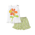 Summer Baby Kids Girls Floral Vest And Shorts Clothing Set-4