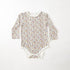 Baby Floral & Heart Pattern Soft Cotton Long Sleeved Onesies-4