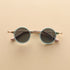 Kids Small Frame Design Vintage Style Metal Sunglasses-5