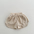 Summer New Arrival Unisex Casual Solid Color Cotton Shorts-3