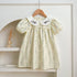 New Design Summer Baby Kids Girls Floral Striped Pattern Short Sleeves Embroidered Onesies And Girls’ Dress – Princess Sister Matching Set-4