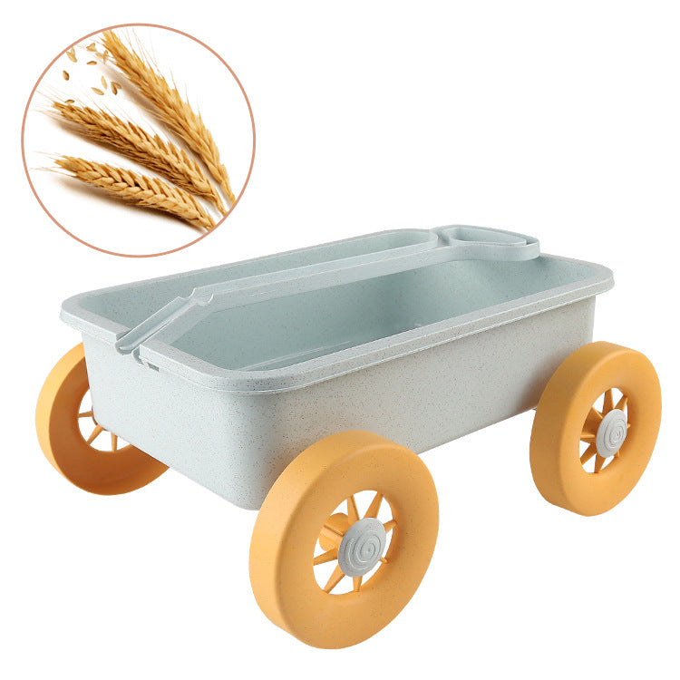 Children’s Wheat Straw Little Boy Beach Pusher Toy-0