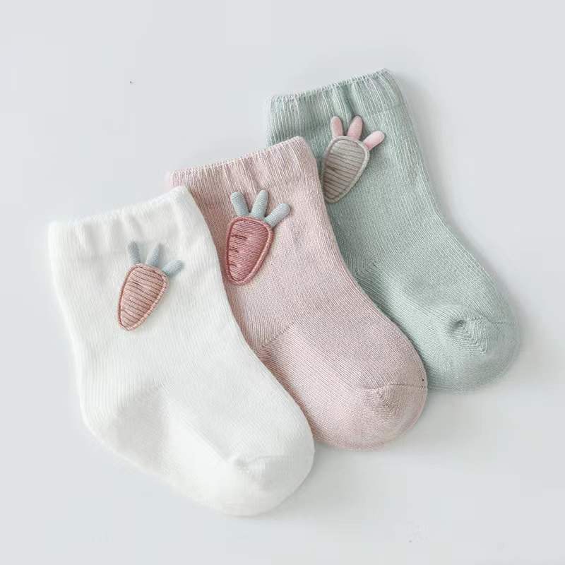 Baby Unisex 1Lot=3pairs Fruit Pattern Boneless Socks-4