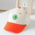 Baby Smiley Embroidered Pattern Color Matching Design Sunshade Peaked Hats-5