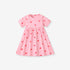 Summer New Arrival Girls Short Sleeves Red Heart Print Dress-0