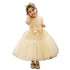 New Arrival Summer Baby Kids Girls Sleeveless Solid Color Ruffle Mesh Bow Tied Dress-5