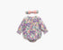 Baby Girl 1pcs Flower Pattern Long Sleeved Fashion Hot Selling Bodysuit Onesies & Headband-6