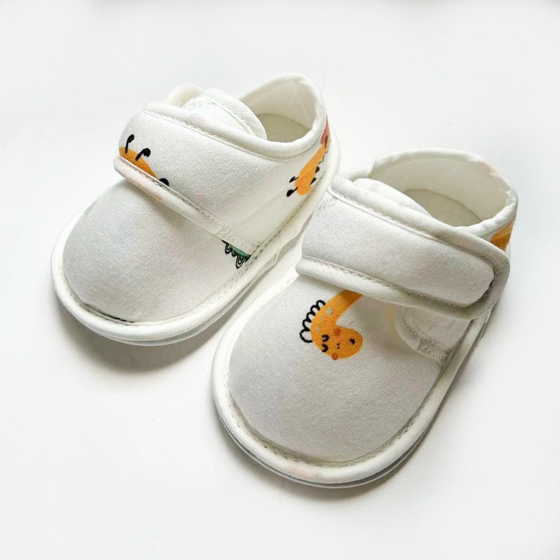 Baby Cartoon Soft Antiskid Hook And Loop Baby/Toddler Shoes Low-6