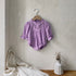 New Arrival Baby Girls Purple Long Sleeves Vine Embroidery Onesie-0