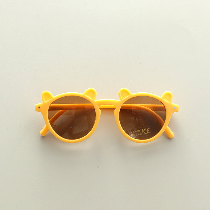 Kids Cute Shaped Design Sun Protection Sunglasses-6