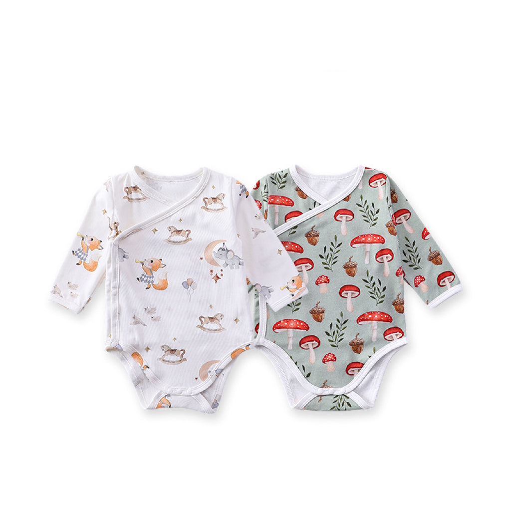 Long Sleeve Autumn Spring Soft Cotton Onesies-0