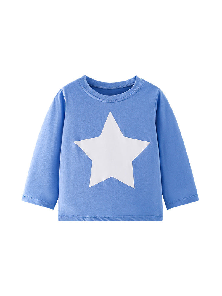 Cotton Long Sleeve Base Shirt: Baby And Girls’ European And American Style Tops – Fashionable Clothing For Toddlers And Children-6