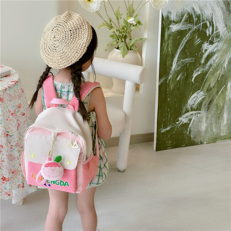 Baby Cute Print Pattern School Bags Backpack-6