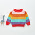 Baby Rainbow Pattern Pullover Long Sleeve Knitwear Sweater-0