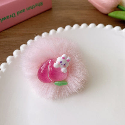 Soft And Sweet Plush Bunny Hairband-6