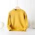 Baby Solid Color Thickened Autumn Basic Hoodies-6