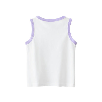 Baby Girl Rabbit Pattern Sleeveless Cotton Vest-6