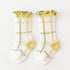 Baby Girk Floral Print Pattern Mesh Breathable High Tube Socks-6