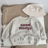 Baby Slogan Print Pattern O-Neck Pullover Hoodie-0