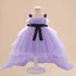 Summer Baby Kids Girls Princess Sleeveless Ribbon Butterfly Bow Tailcoat Tulle Dress-0