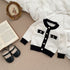 Baby Color Matching Design Sleeveless Onesies With Cardigan Sets-6