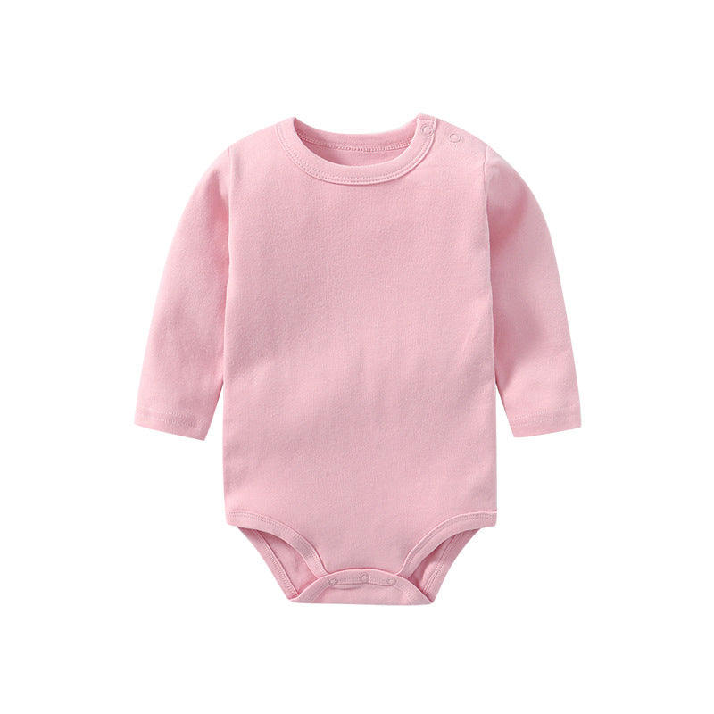 Baby Multi Color Comfy Cotton Long Sleeve Onesies Bodysuits-6