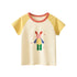 Cartoon Print Girls’ T-Shirt In European And American Style For Summer-0