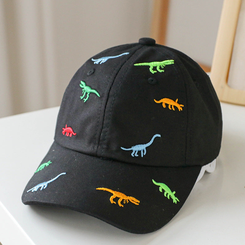 Baby Animal Embroidered Pattern Sunshade Peaked Hats-6