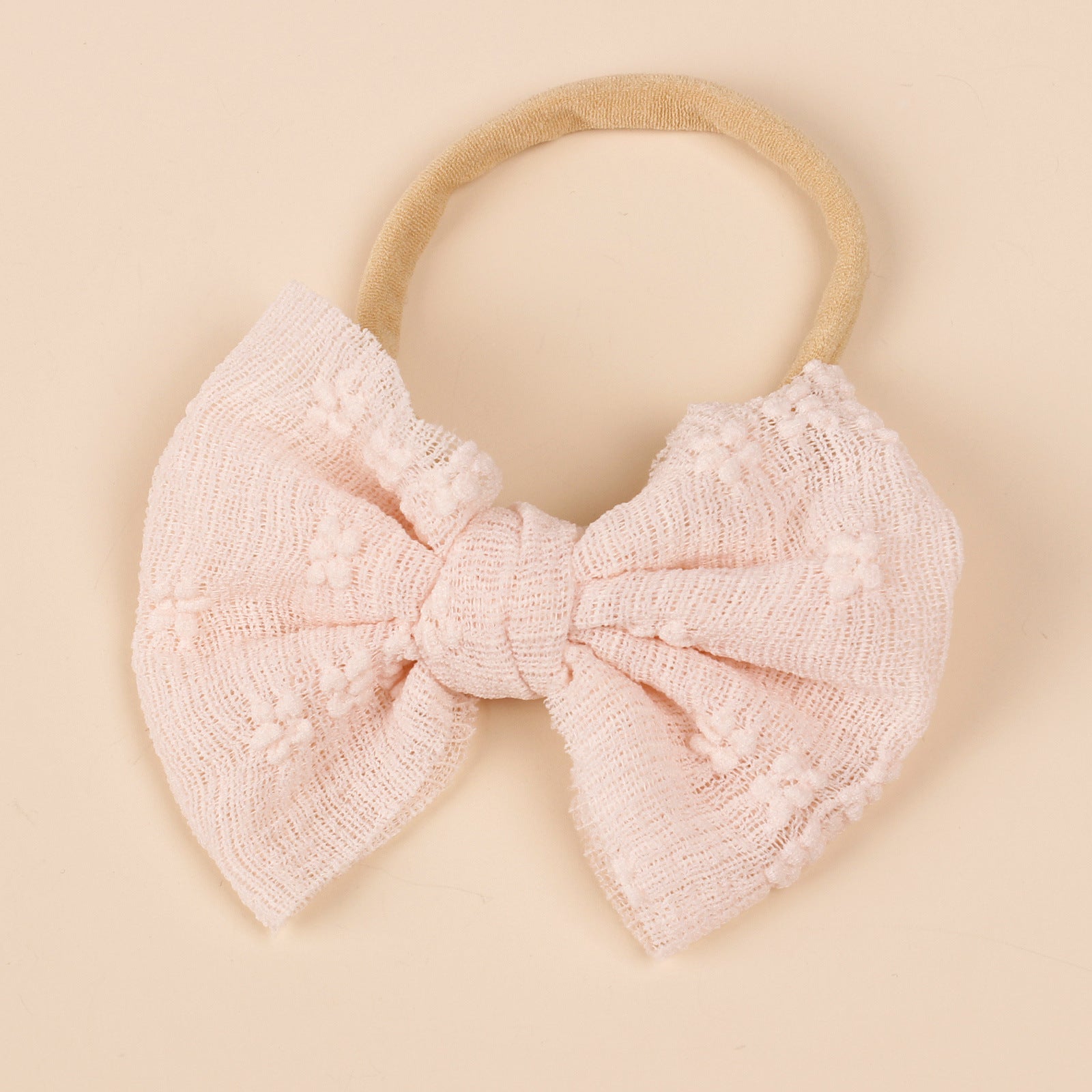 Baby Simple Style Bow Tie Hair Tape For Children-5