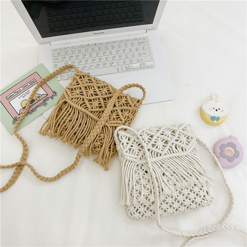 Baby Fashion Handmade Knitted Crossbody Bags-0