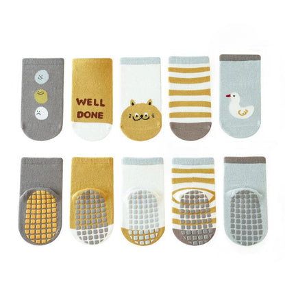 Autumn Adorable Cartton Graphic Non-Slip Socks-0