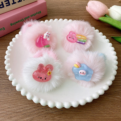 Soft And Sweet Plush Bunny Hairband-0