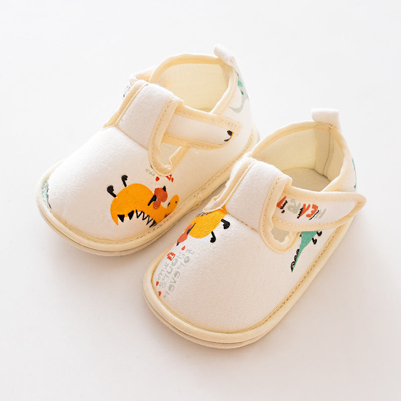 Baby Cartoon Soft Antiskid Hook And Loop Baby/Toddler Shoes Low-7