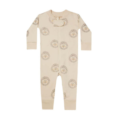 Baby Print Pattern Full Zipper Design Soft Comfortable Romper-7