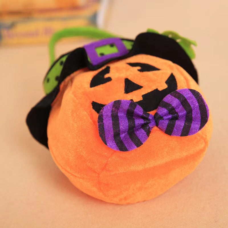 Halloween Witch Pumpkin Tote Bag Children’s Festival Candy Bag Decorative Props-7