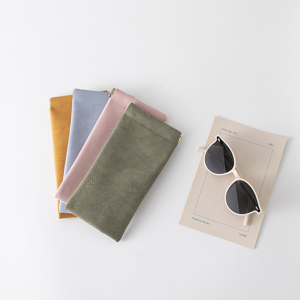 Solid Color Quality Fashion Eyewear Pouch-6