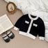 Baby Color Matching Design Sleeveless Onesies With Cardigan Sets-7