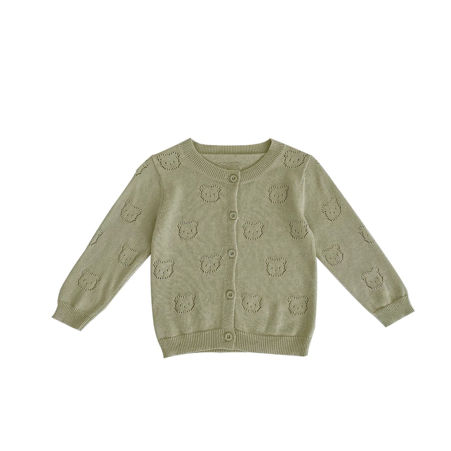 Baby Girl Hollow Carved Design Thin Style Soft Cotton Cardigan-7