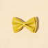 Girls Plain Solid Color Bow Tie Hair Clips Handmade Cloth Accessory-7