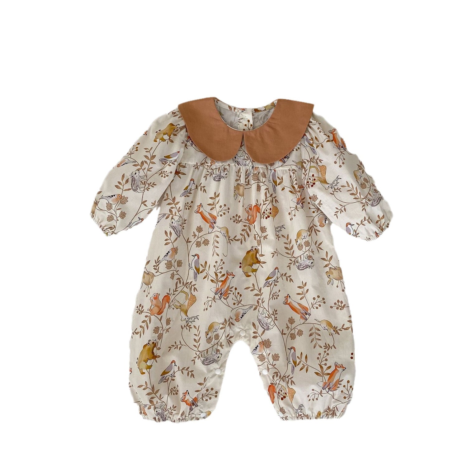 Cartoon Graphic Autumn Romper Clothes Sets-7