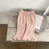 Baby Solid Color Elastic Cotton Comfy Flared Pants-7